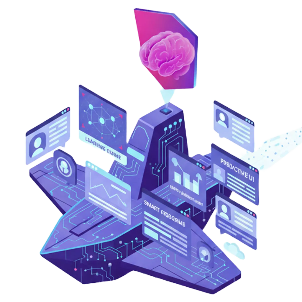 Ship AI features illustration