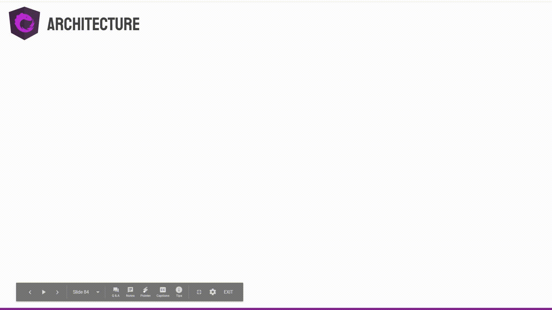 Workshop slides example - NgRx architecture