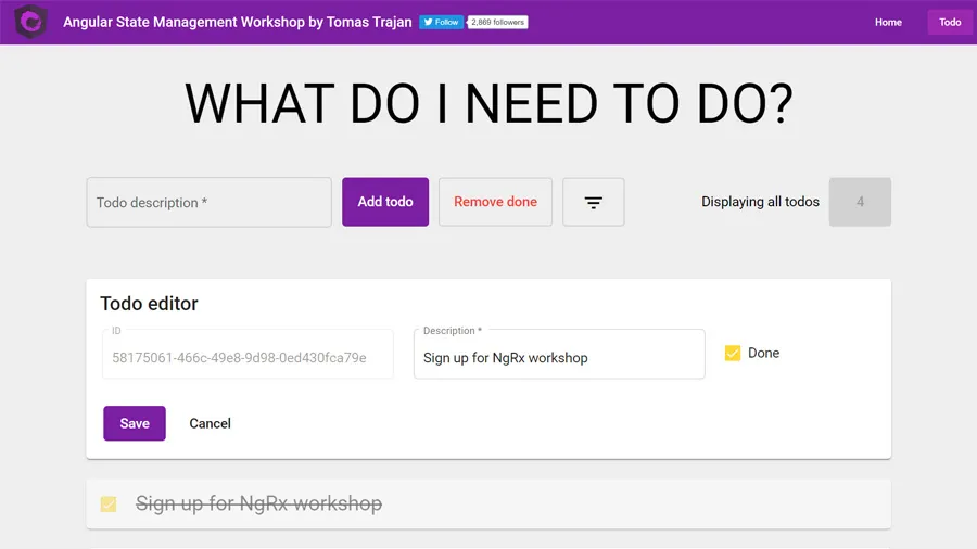 Workshop slides example - NgRx hands on exercises